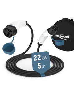 Car charger cable 22 kW type 2 500 cm