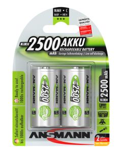  NiMH Rechargeable battery C / HR14 2500 mAh maxE 2 pcs.